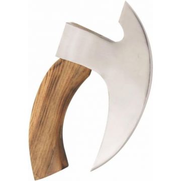 Old Ram Handmade Stainless Steel Ulu kitchen Pizza Cutter Axe